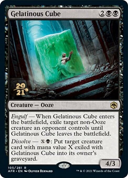 Gelatinous Cube 105s/241 (Prerelease Cards)  - Foil | Good Games Morley