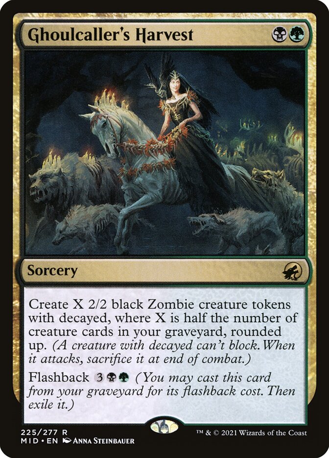 Ghoulcaller's Harvest 225/277 (Innistrad: Midnight Hunt)  - Foil | Good Games Morley