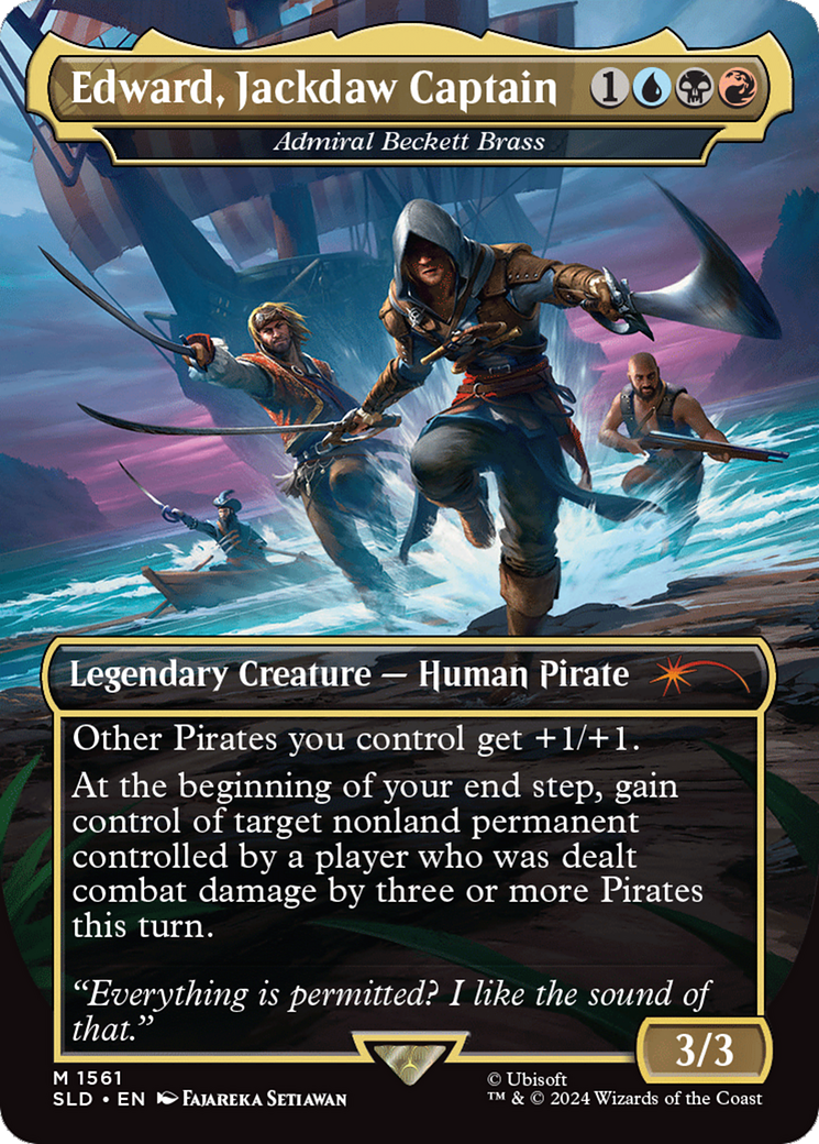 Edward, Jackdaw Captain - Admiral Beckett Brass [Secret Lair Drop Series] | Good Games Morley