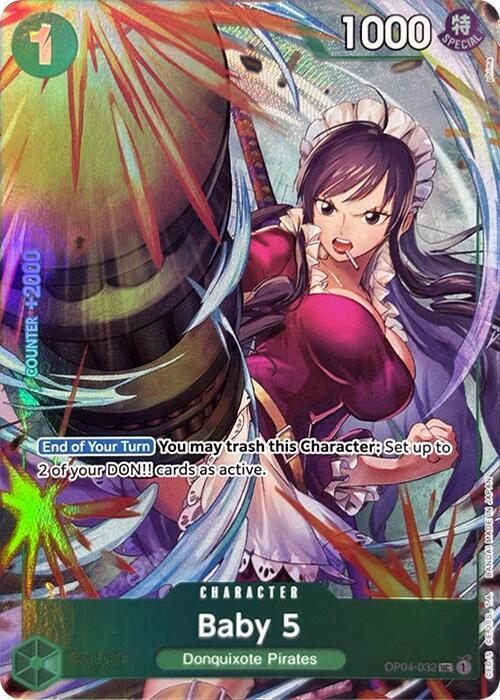 Baby 5 (PCC Vol.3) OP04-032 (One Piece Promotion Cards)  - Alternate Art Foil | Good Games Morley