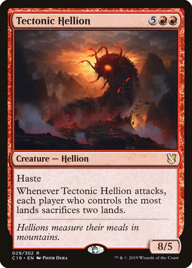Tectonic Hellion 29/302 (Commander 2019)  | Good Games Morley