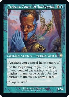 Padeem Consul of Innovation Retro Frame 91 (Commander: The Brothers' War)  | Good Games Morley