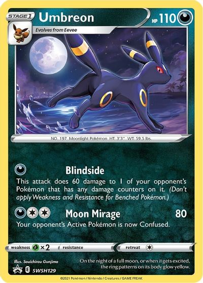 Umbreon (SWSH129) [Sword & Shield: Black Star Promos] | Good Games Morley
