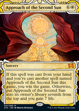 Approach of the Second Sun (Foil Etched) [Strixhaven: School of Mages Mystical Archive] | Good Games Morley