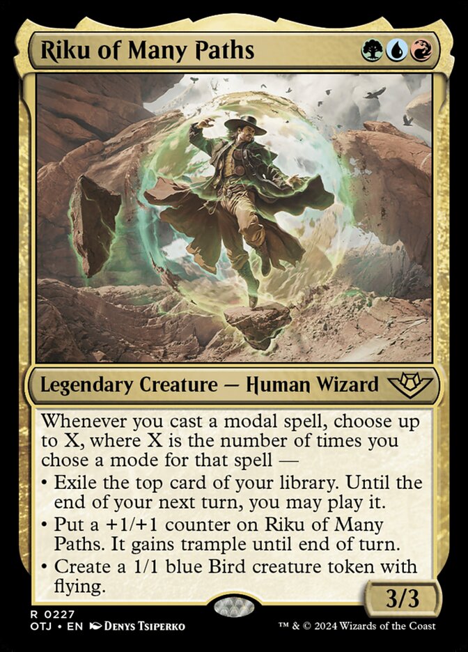 Riku of Many Paths 227/286 (Outlaws of Thunder Junction)  - Foil | Good Games Morley