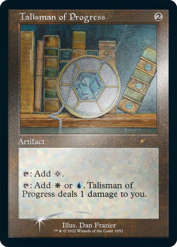 Talisman of Progress 1052 (Secret Lair Drop Series)  - Retro Etched Foil | Good Games Morley