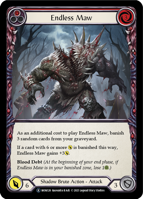 Endless Maw (Red) [U-MON126] (Monarch Unlimited)  Unlimited Normal | Good Games Morley