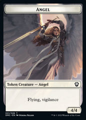 Bird (002) // Angel Double-Sided Token [Dominaria United Tokens] | Good Games Morley