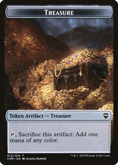 Angel // Treasure Double-Sided Token [Commander Legends Tokens] | Good Games Morley
