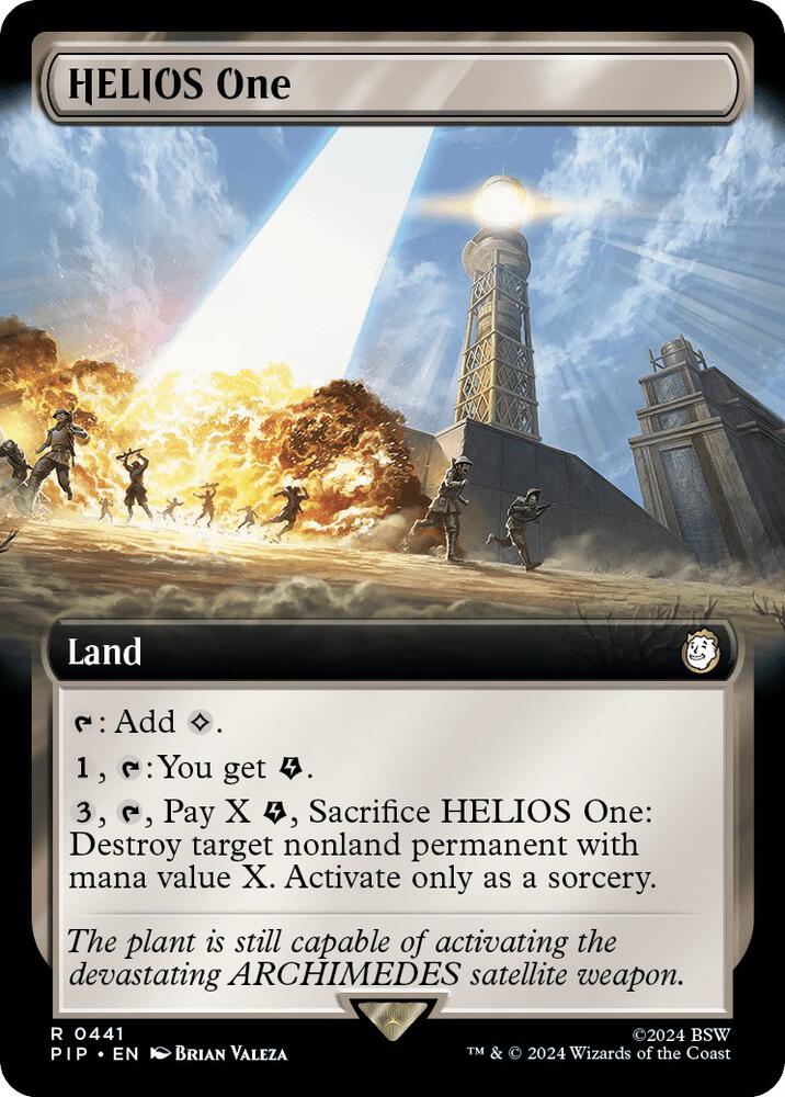 HELIOS One 441/326 (Universes Beyond: Fallout)  - Extended Art | Good Games Morley