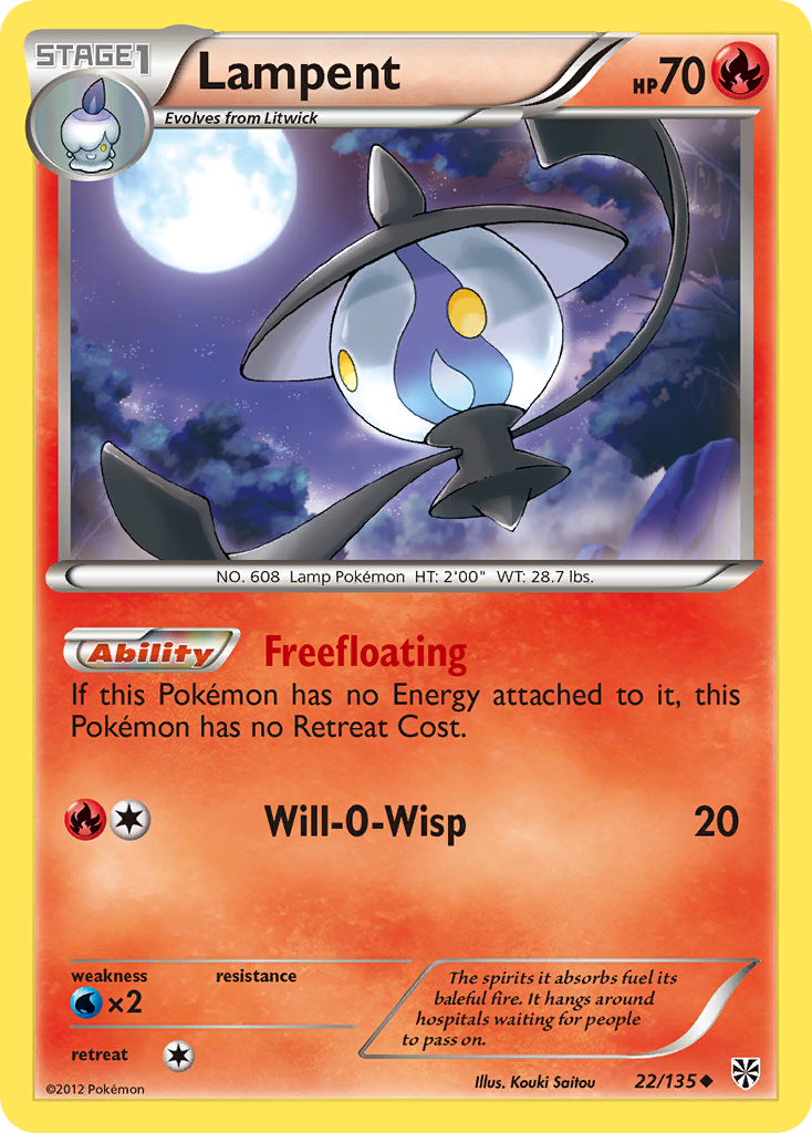 Lampent (22/135) [Black & White: Plasma Storm] | Good Games Morley