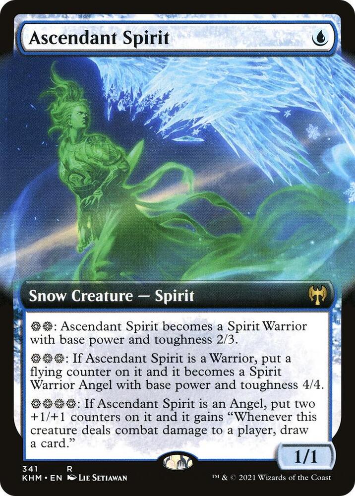 Ascendant Spirit 341/285 (Kaldheim)  - Foil | Good Games Morley