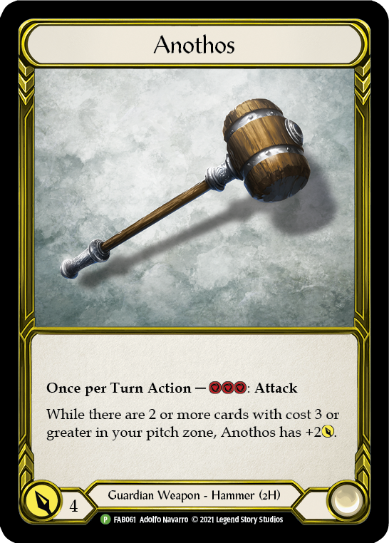 Anothos (Golden) [FAB061] (Promo)  Cold Foil | Good Games Morley