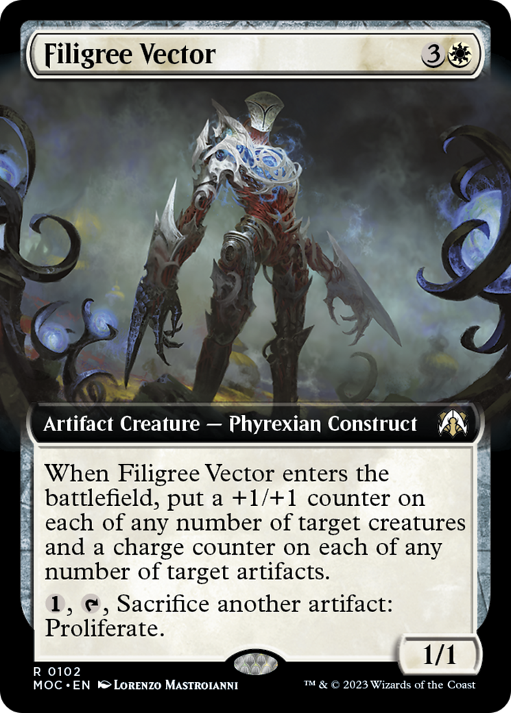 Filigree Vector (Extended Art) [March of the Machine Commander] | Good Games Morley