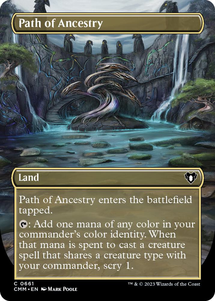 Path of Ancestry 661 (Commander Masters)  - Borderless | Good Games Morley