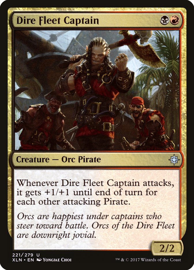 Dire Fleet Captain 221/249 (Ixalan)  | Good Games Morley
