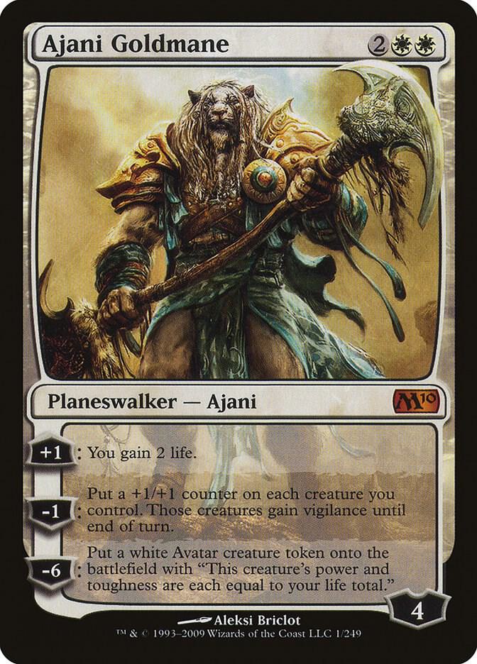 Ajani Goldmane 1/249 (Magic 2010 (M10))  | Good Games Morley