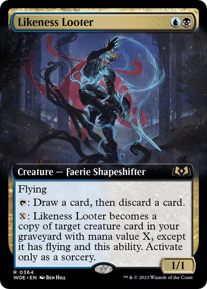 Likeness Looter 364/276 (Wilds of Eldraine)  - Extended Art | Good Games Morley