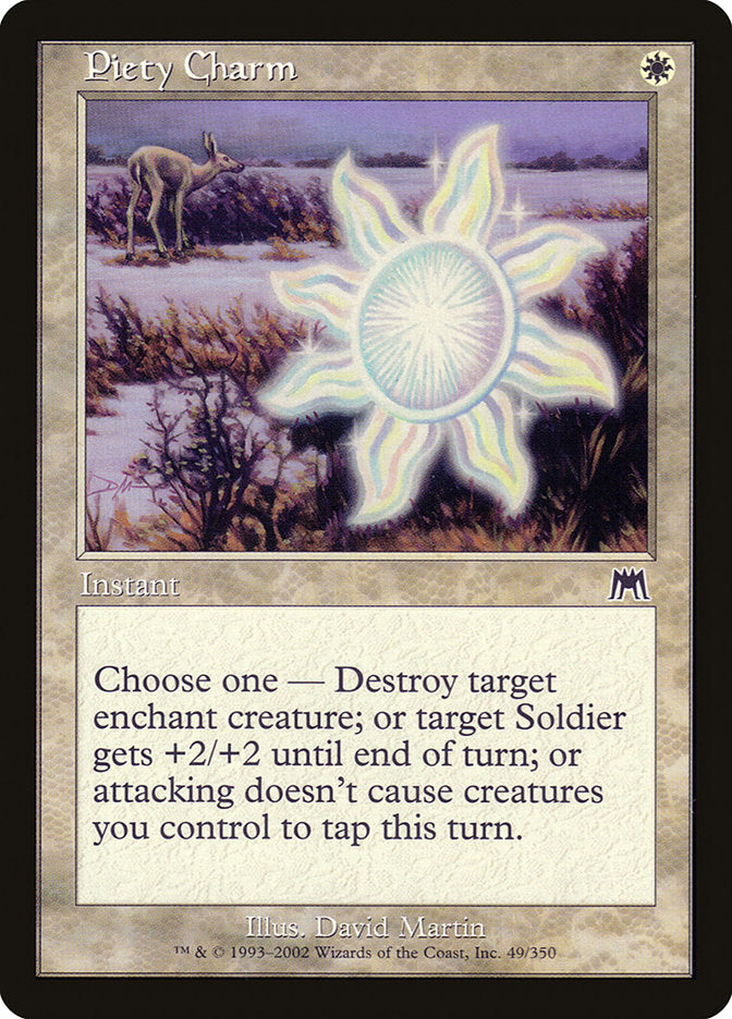 Piety Charm 49/350 (Onslaught)  | Good Games Morley