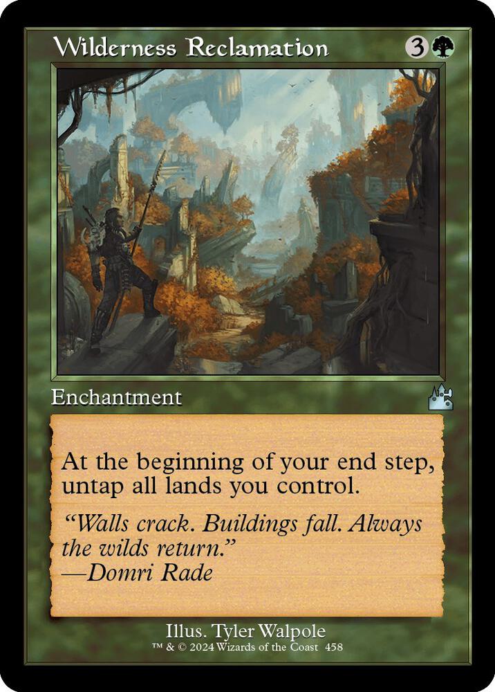 Wilderness Reclamation 458/291 (Ravnica Remastered)  | Good Games Morley