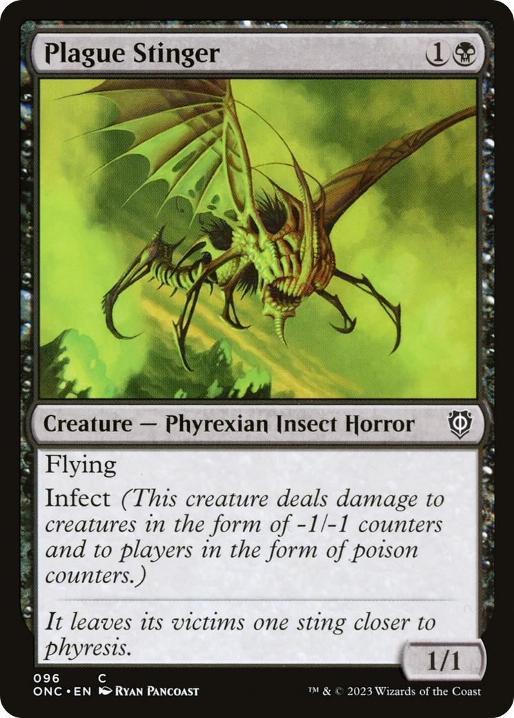 Plague Stinger [Phyrexia: All Will Be One Commander] | Good Games Morley