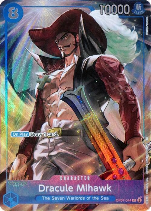 Dracule Mihawk (Binder Set) OP07-044 (One Piece Promotion Cards)  - Foil | Good Games Morley