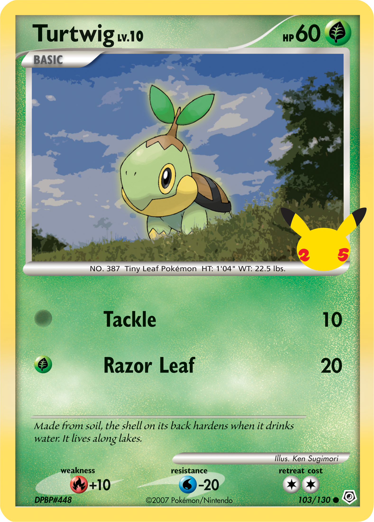 Turtwig (103/130) (Jumbo Card) [First Partner Pack] | Good Games Morley