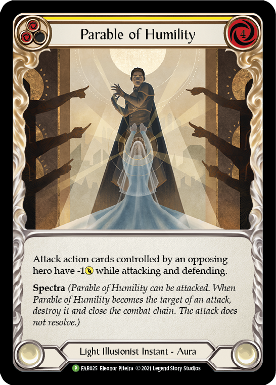 Parable of Humility [FAB025] (Promo)  Cold Foil | Good Games Morley