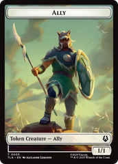 Ally (0005) // Soldier (0002) Double-Sided Token [Avatar: The Last Airbender Tokens] | Good Games Morley