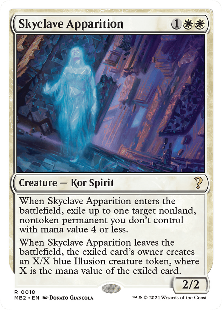 Skyclave Apparition (White Border) [Mystery Booster 2] | Good Games Morley
