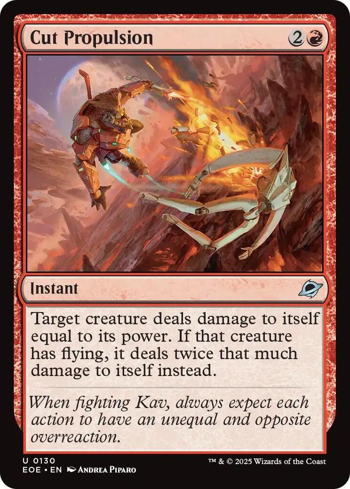 Cut Propulsion 130/276 (Edge of Eternities)  | Good Games Morley