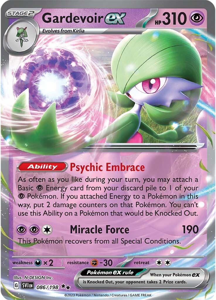 Gardevoir ex (086/198) [Scarlet & Violet: Base Set] | Good Games Morley