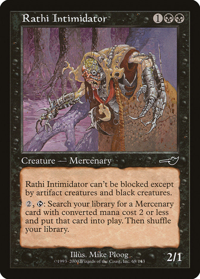 Rathi Intimidator 69/143 (Nemesis)  - Foil | Good Games Morley