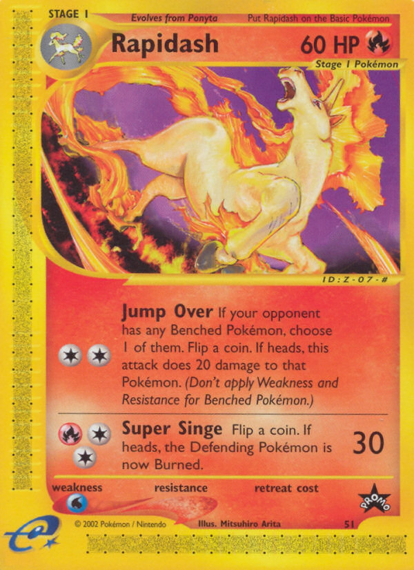 Rapidash (51) [Wizards of the Coast: Black Star Promos] | Good Games Morley