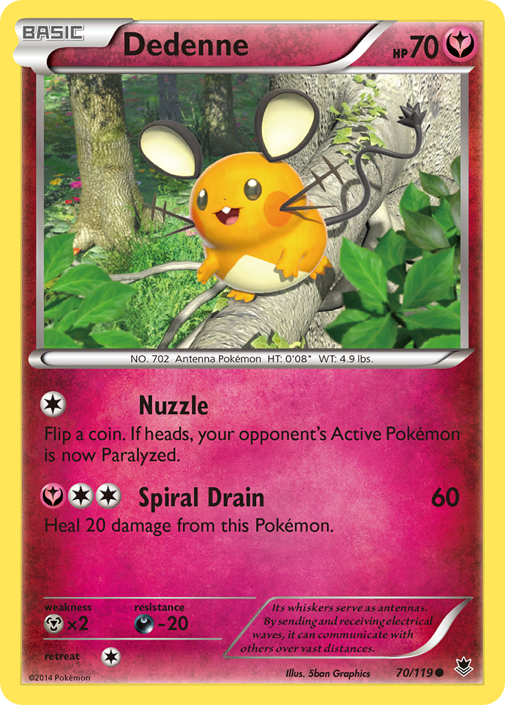 Dedenne (70/119) [XY: Phantom Forces] | Good Games Morley