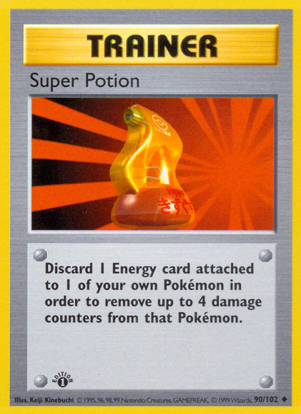 Super Potion (90/102) (Shadowless) [Base Set 1st Edition] | Good Games Morley