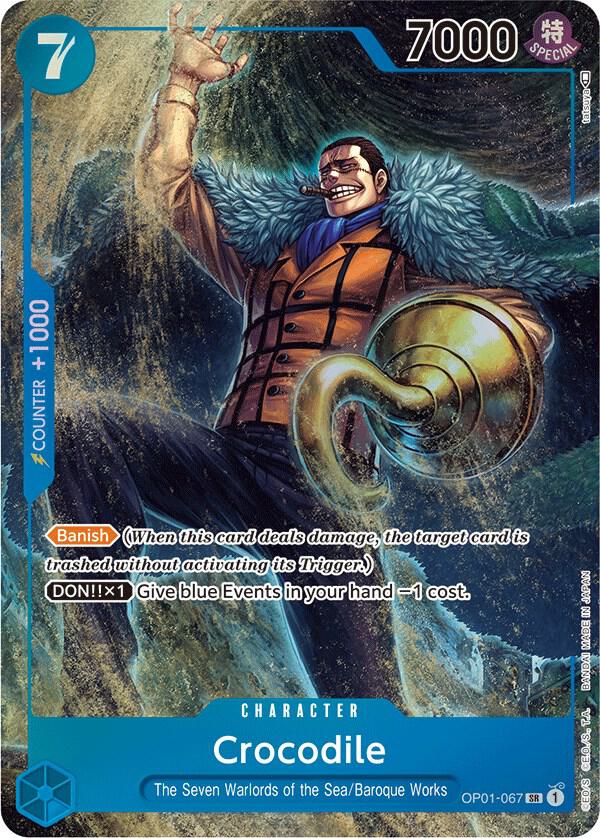 Crocodile OP01-067 (Romance Dawn)  - Alternate Art Foil | Good Games Morley