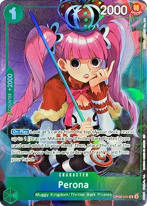 Perona (Illustration Box Vol.4) OP09-034 (One Piece Promotion Cards)  - Foil | Good Games Morley