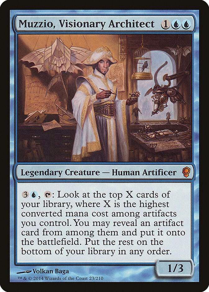 Muzzio, Visionary Architect 23/210 (Conspiracy)  | Good Games Morley