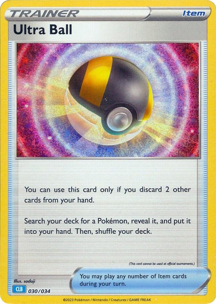 Ultra Ball CLB 030/034 (Trading Card Game Classic)  - Holofoil | Good Games Morley