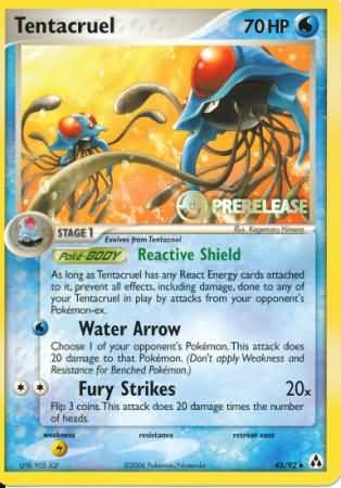Tentacruel (45/92) (Prerelease Promo) [Nintendo: Black Star Promos] | Good Games Morley