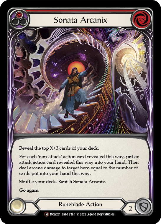 Sonata Arcanix [U-MON231-RF] (Monarch Unlimited)  Unlimited Rainbow Foil | Good Games Morley