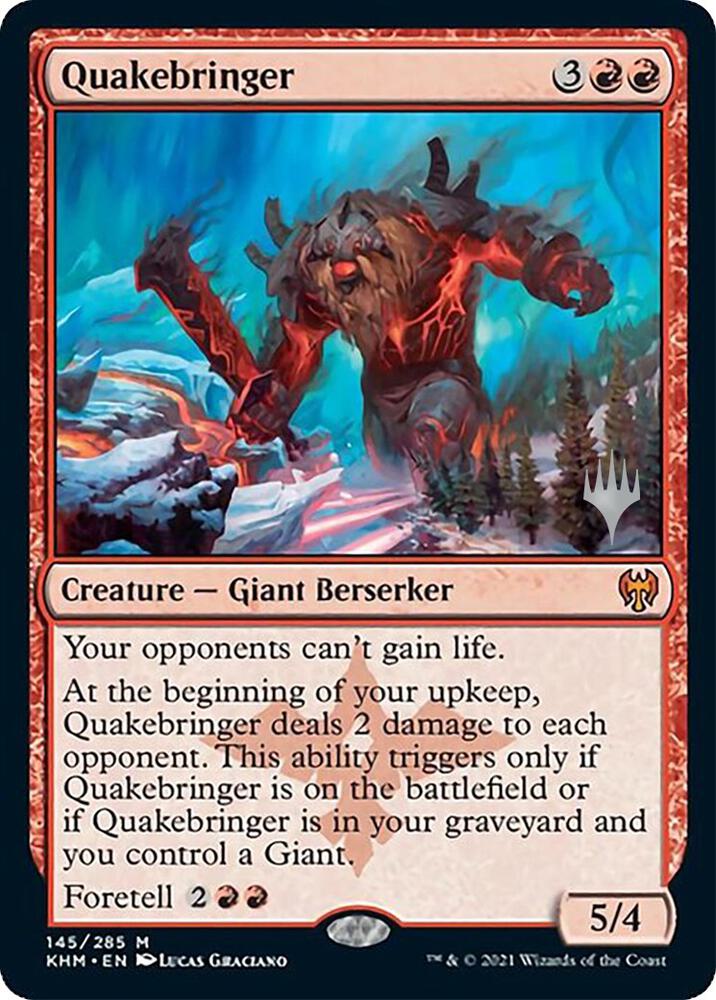 Quakebringer 145 (Promo Pack: Kaldheim)  | Good Games Morley
