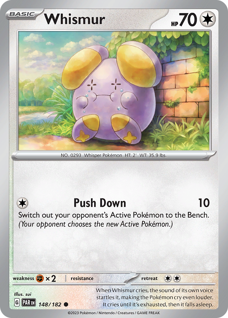 Whismur (148/182) [Scarlet & Violet: Paradox Rift] | Good Games Morley