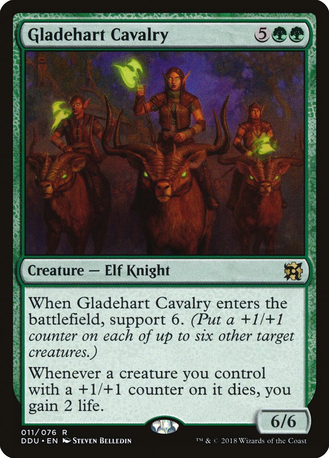 Gladehart Cavalry 11/76 (Duel Decks: Elves vs. Inventors)  | Good Games Morley