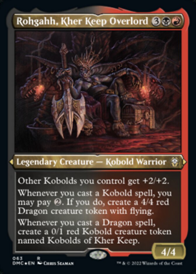 Rohgahh, Kher Keep Overlord (Foil Etched) [Dominaria United Commander] | Good Games Morley
