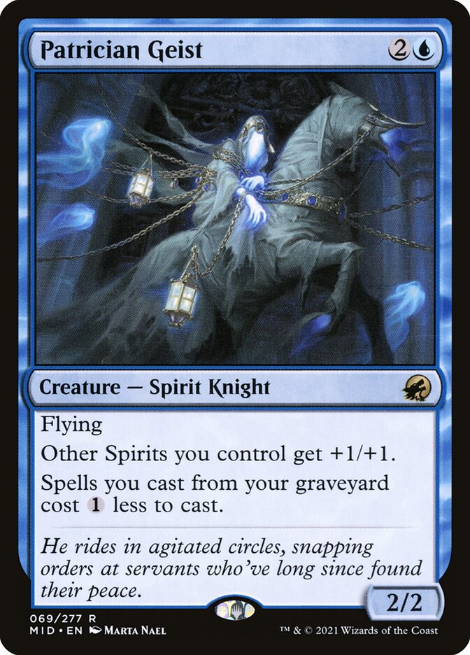 Patrician Geist 69/277 (Innistrad: Midnight Hunt)  | Good Games Morley
