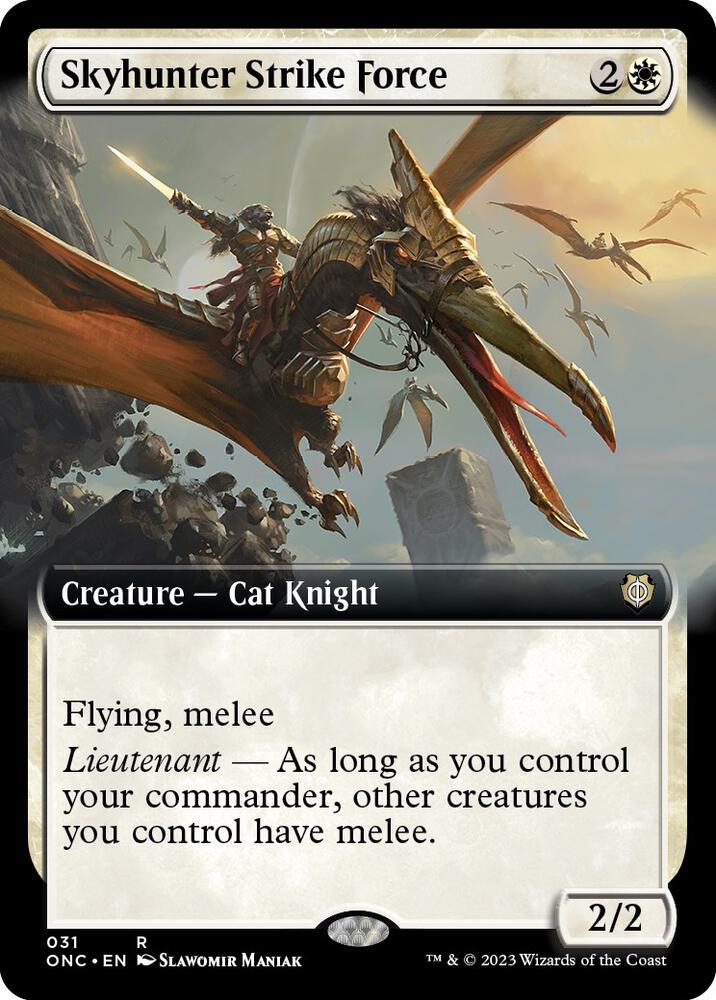 Skyhunter Strike Force 31/28 (Commander: Phyrexia: All Will Be One)  - Extended Art | Good Games Morley