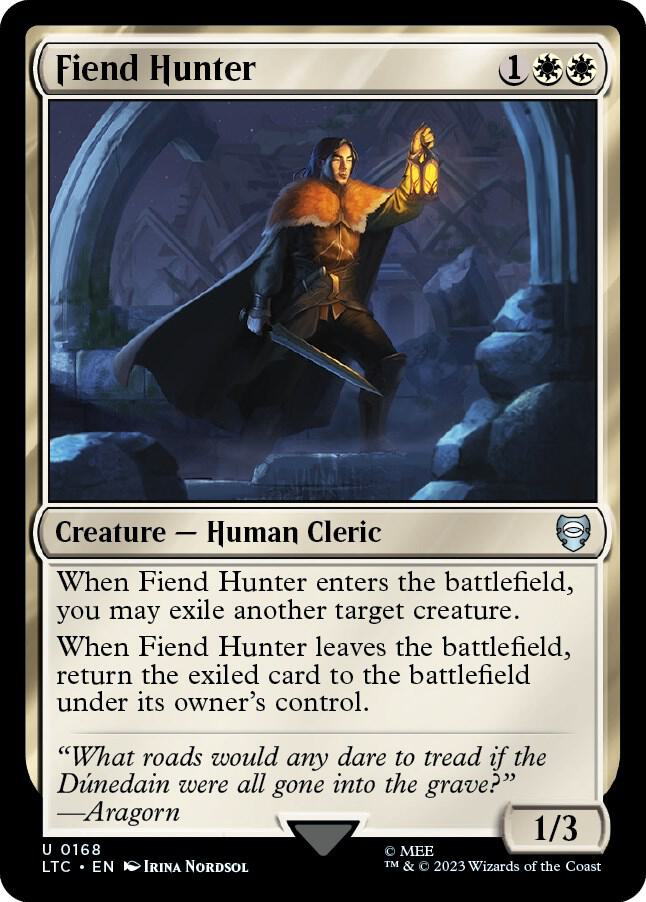 Fiend Hunter 168/347 (Commander: The Lord of the Rings: Tales of Middle-earth)  | Good Games Morley