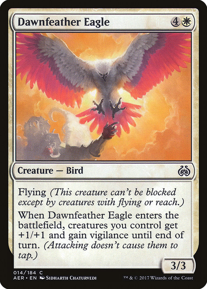 Dawnfeather Eagle (Intro Pack) [Aether Revolt Promos] | Good Games Morley
